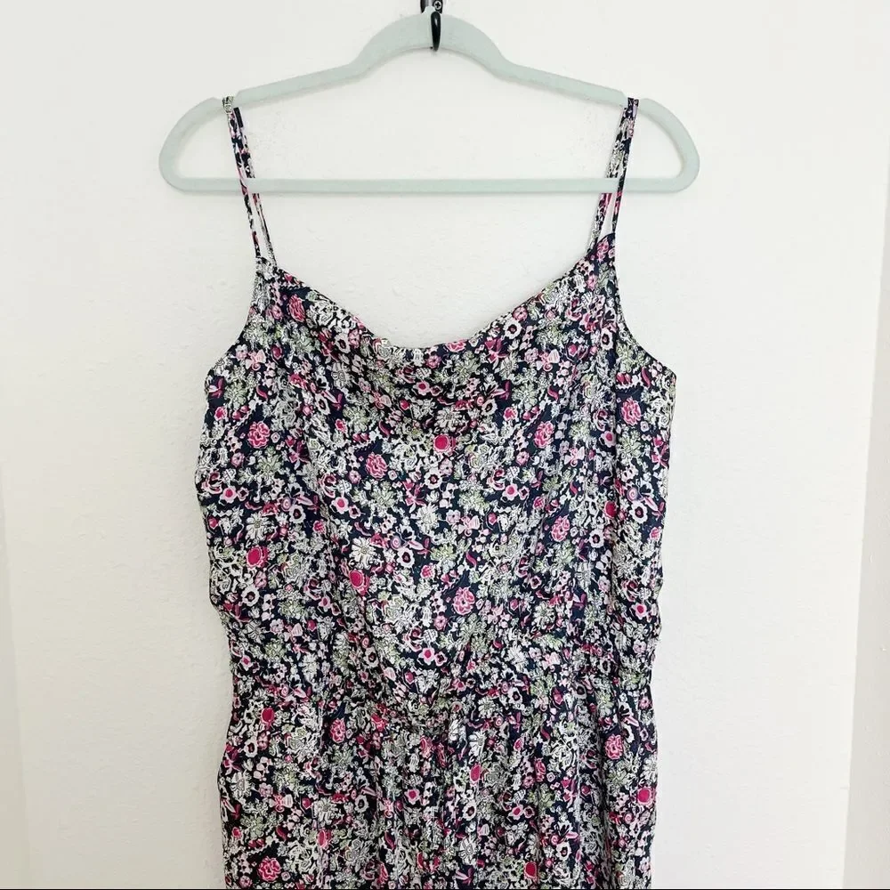 Cinq A Sept Finnley Party Floral Powder Blue Multi Jumpsuit - Picture 3 of 10